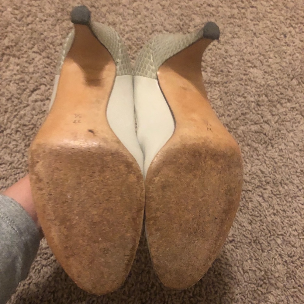 Vintage peep toe pump 7.5 - Picture 5 of 6